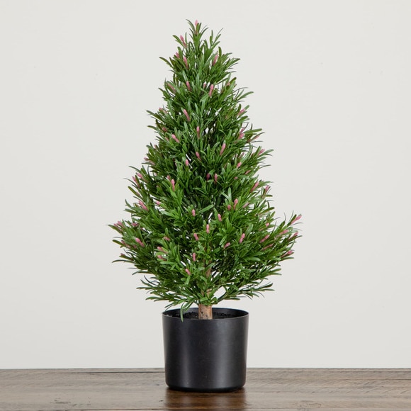 2 UV Resistant Artificial Rosemary Cone Topiary Tree Indoor/Outdoor - SKU #T5023 - 5