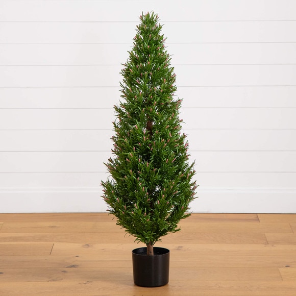 4 UV Resistant Artificial Rosemary Cone Topiary Tree Indoor/Outdoor - SKU #T5025 - 7