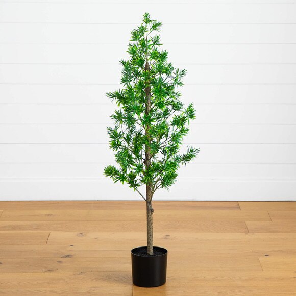 4-ft UV Artificial Podocarpus Artificial Tree Indoor/Outdoor - SKU #T5033 - 10