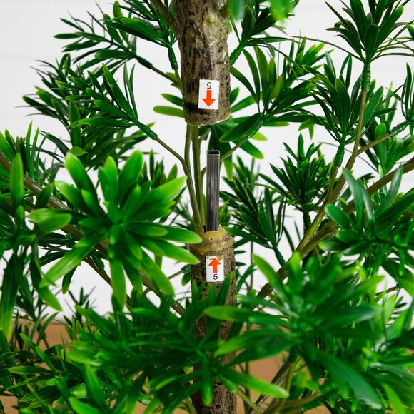 6-ft UV Artificial Podocarpus Artificial Tree Indoor/Outdoor - SKU #T5034 - 3