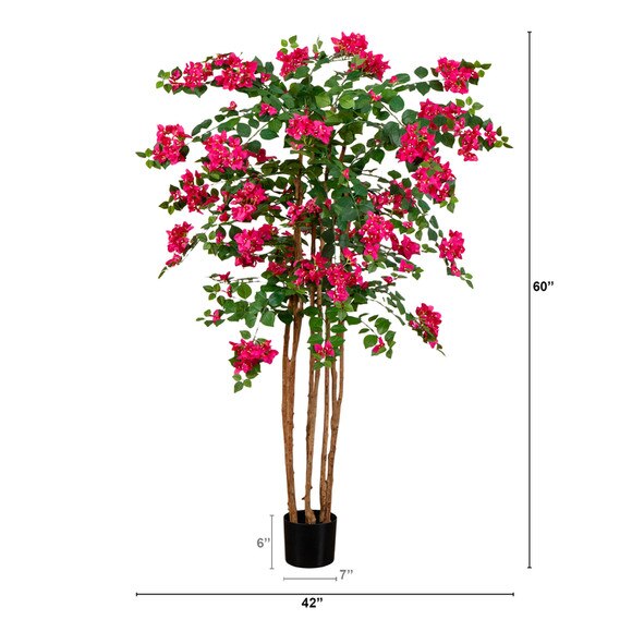 5-ft Artificial Deluxe Bougainvillea Tree - SKU #T5051 - 1