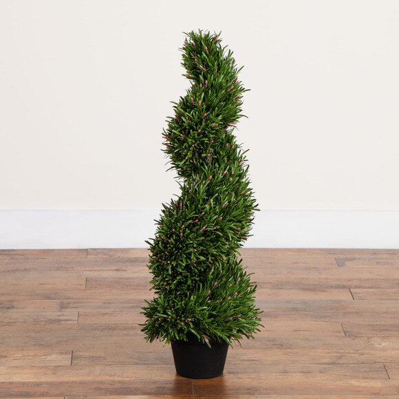 3-ft UV Resistant Artificial Rosemary Spiral Topiary Tree Indoor/Outdoor - SKU #T5080 - 5