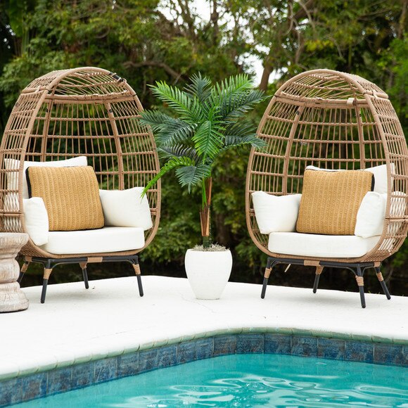 4-ft UV Resistant Artificial Double Robellini Palm Tree Indoor/Outdoor - SKU #T5084 - 6