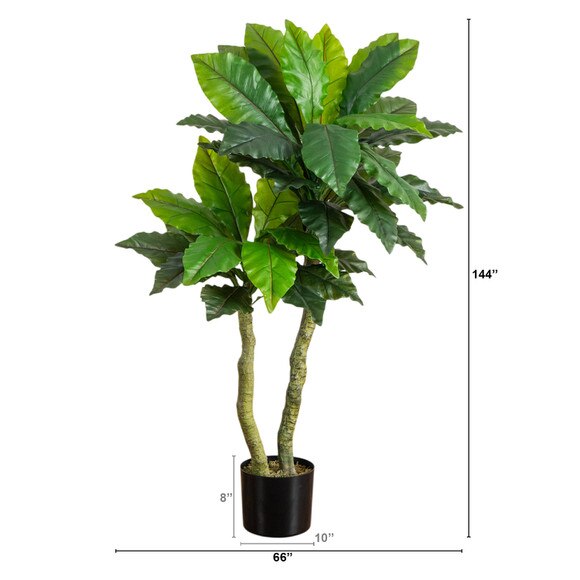 4-ft UV Resistant Artificial Bird Nest Fern Tree Indoor/Outdoor - SKU #T5089 - 1