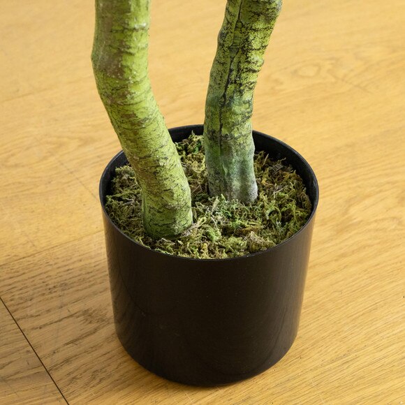 4-ft UV Resistant Artificial Bird Nest Fern Tree Indoor/Outdoor - SKU #T5089 - 4