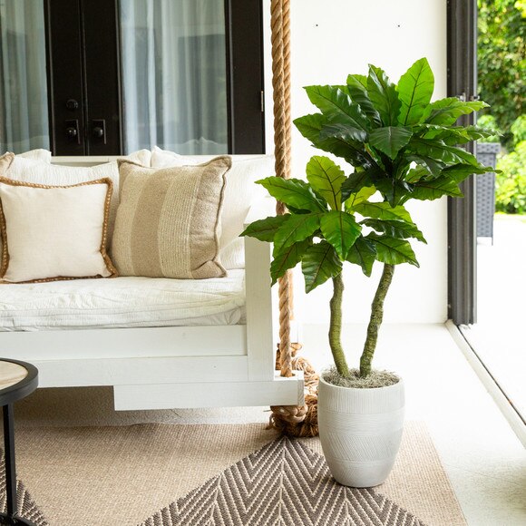 4-ft UV Resistant Artificial Bird Nest Fern Tree Indoor/Outdoor - SKU #T5089 - 5