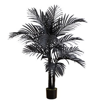 4-ft Artificial Halloween Black Golden Cane Tree - SKU #T5140