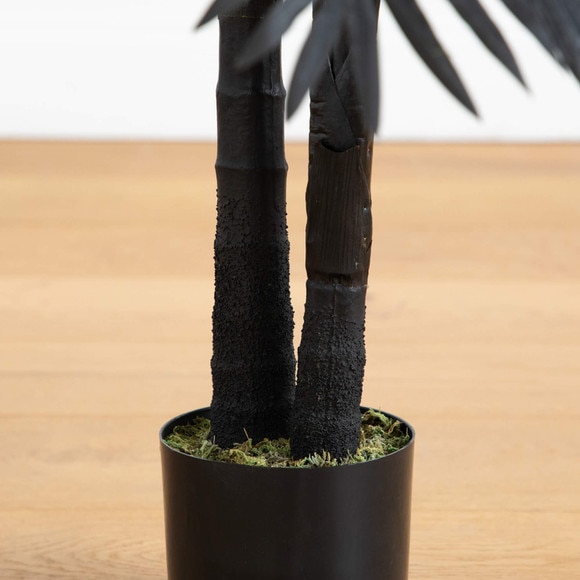 4-ft Artificial Halloween Black Golden Cane Tree - SKU #T5140 - 3