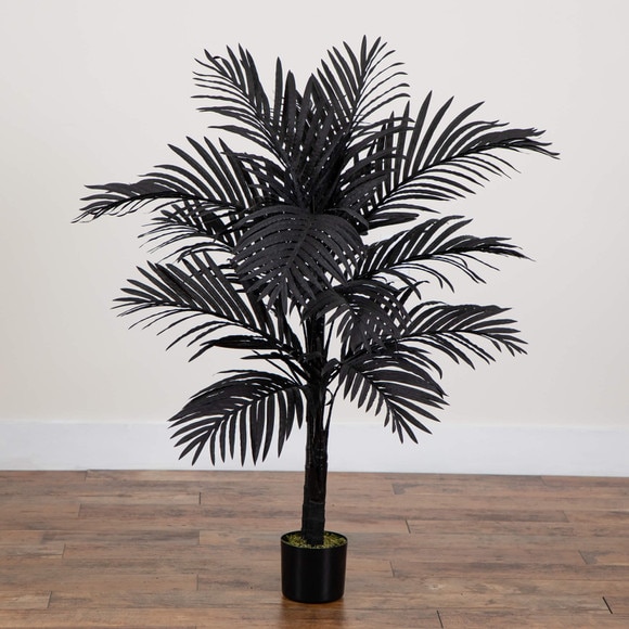 4-ft Artificial Halloween Black Golden Cane Tree - SKU #T5140 - 6