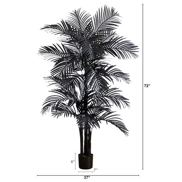 6-ft Artificial Halloween Black Golden Cane Tree - SKU #T5141 - 1