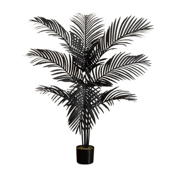 4-ft Artificial Halloween Black Paradise Palm Tree - SKU #T5142