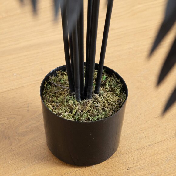 4-ft Artificial Halloween Black Paradise Palm Tree - SKU #T5142 - 3