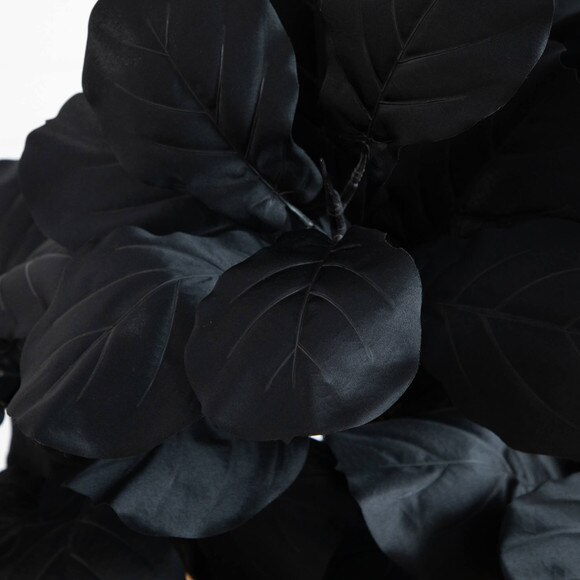 4-ft Artificial Halloween Black Fiddle Leaf Tree - SKU #T5146 - 3
