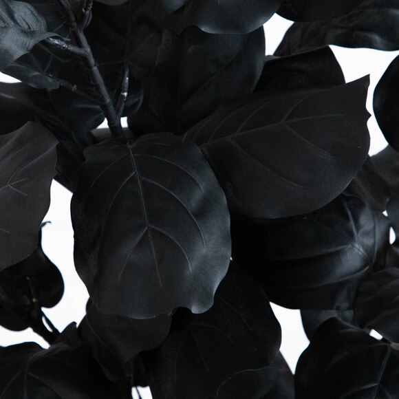 5-ft Artificial Halloween Black Fiddle Leaf Tree - SKU #T5147 - 2