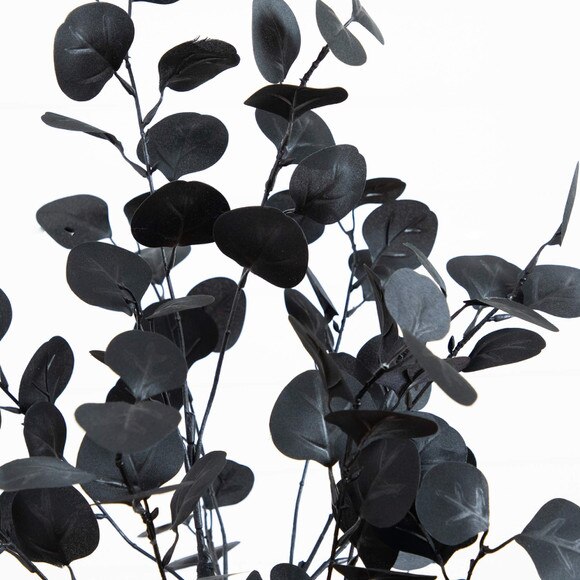 4-ft Artificial Halloween Black Eucalyptus Tree - SKU #T5149 - 2
