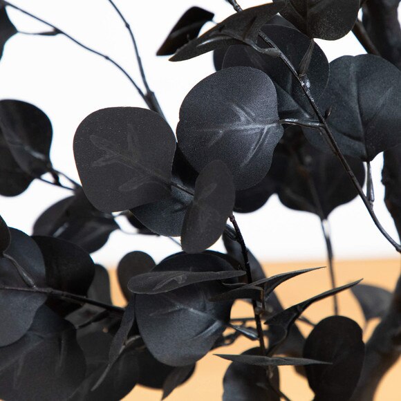 4-ft Artificial Halloween Black Eucalyptus Tree - SKU #T5149 - 3