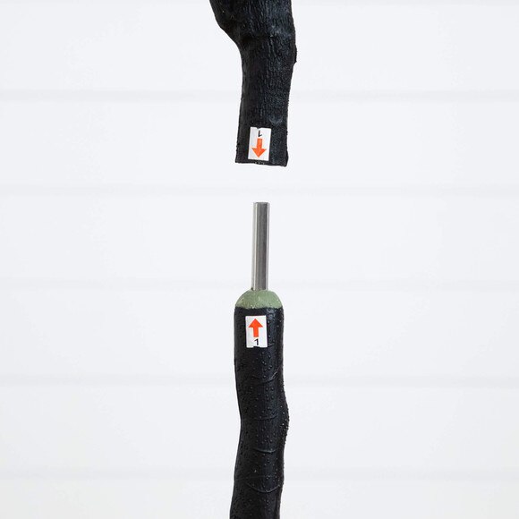 5-ft Artificial Halloween Black Eucalyptus Tree - SKU #T5150 - 3