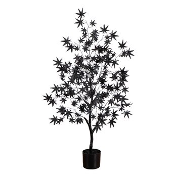 4-ft Artificial Halloween Eerie Black Maple Tree - SKU #T5152