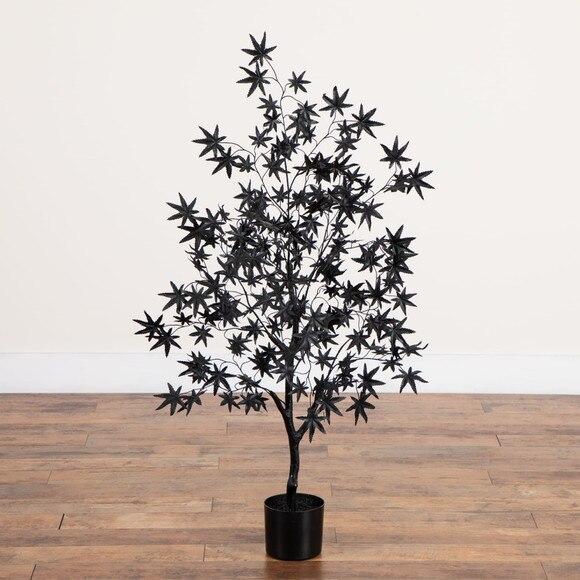 4-ft Artificial Halloween Eerie Black Maple Tree - SKU #T5152 - 5