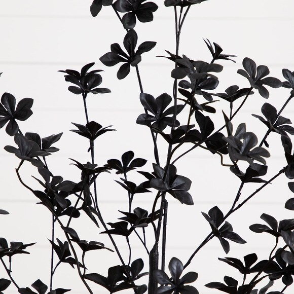 4-ft Artificial Halloween Black Enkianthus Tree - SKU #T5153 - 3