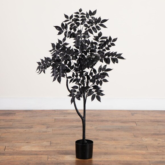 4-ft Artificial Halloween Black Sumac Tree - SKU #T5154 - 6