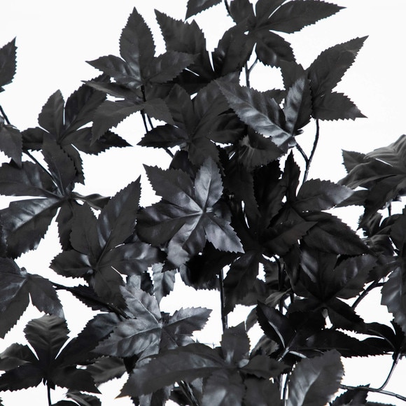 6-ft Artificial Halloween Black Maple Tree with Natural Trunk - SKU #T5157 - 2