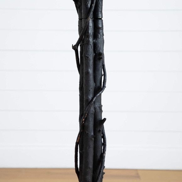 6-ft Artificial Halloween Black Maple Tree with Natural Trunk - SKU #T5157 - 4