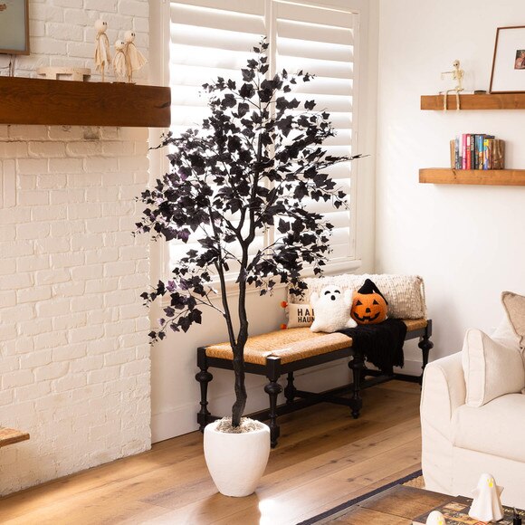 6-ft Artificial Halloween Black Maple Tree - SKU #T5158 - 5