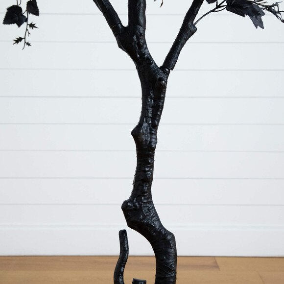7-ft Artificial Halloween Black Maple Tree - SKU #T5159 - 4