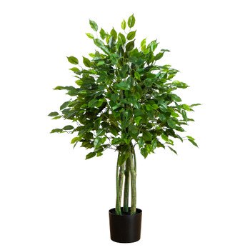 3.5-ft UV Resistant Artificial Ficus Tree Indoor/Outdoor - SKU #T5176