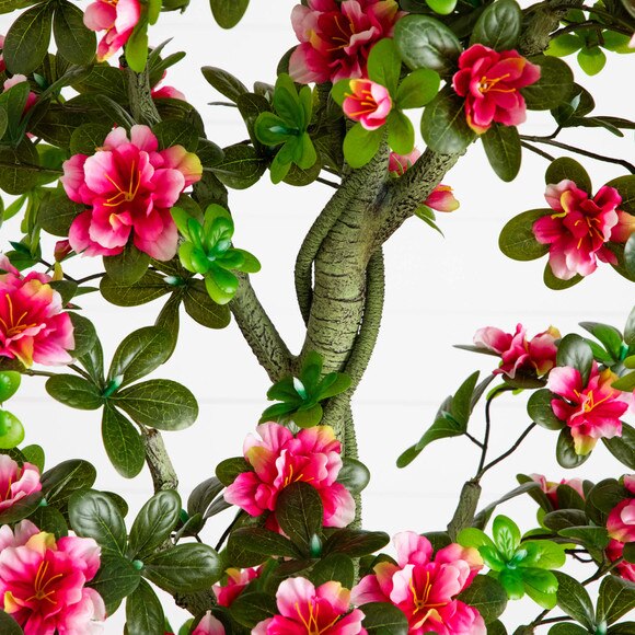 6-ft UV Resistant Artificial Azalea Tree Indoor/Outdoor - SKU #T5180 - 3