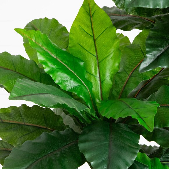 6-ft UV Resistant Artificial Bird Nest Fern Tree Indoor/Outdoor - SKU #T5182 - 2