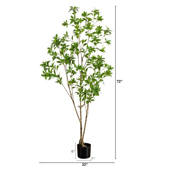 6-ft Artificial Minimalist Japanese Pieris Tree - SKU #T5183 - 1