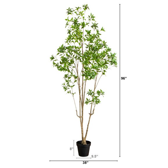 8-ft Artificial Minimalist Japanese Pieris Tree - SKU #T5184 - 1