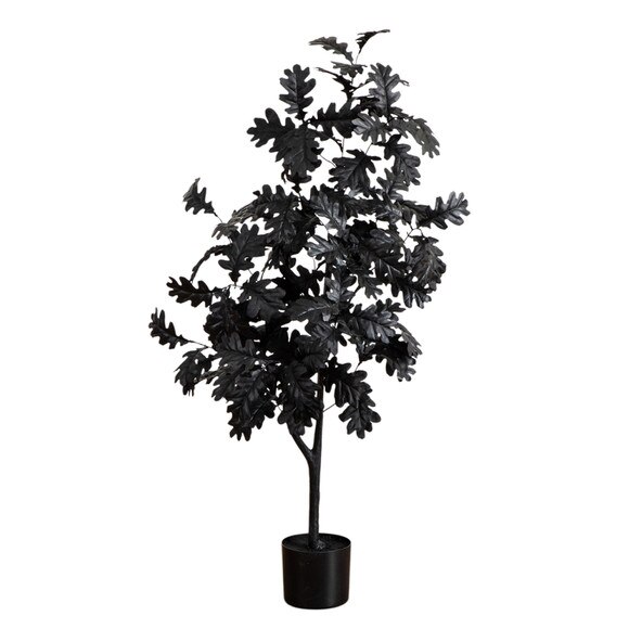 4-ft Artificial Halloween Black Oak Tree - SKU #T5192