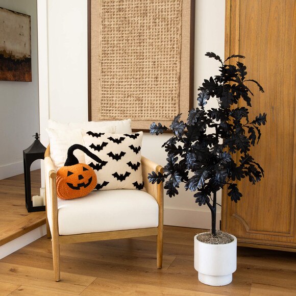 4-ft Artificial Halloween Black Oak Tree - SKU #T5192 - 3