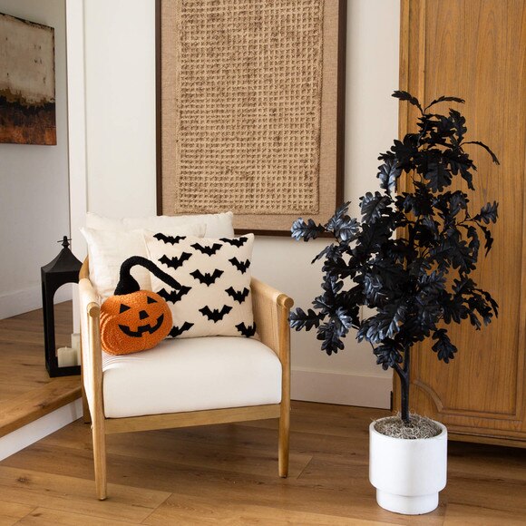 4-ft Artificial Halloween Black Oak Tree - SKU #T5192 - 4