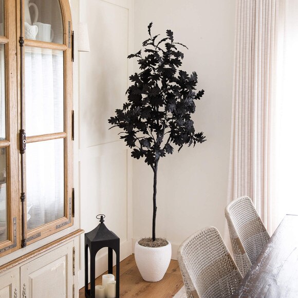 6-ft Artificial Halloween Black Oak Tree - SKU #T5194 - 4