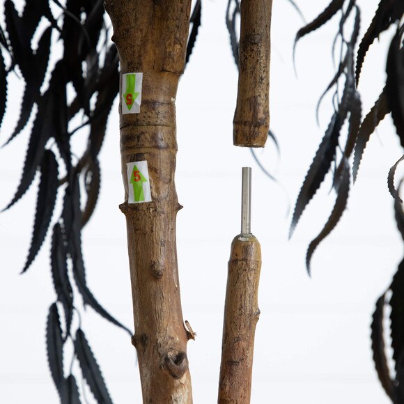 4-ft Artificial Halloween Black Willow Tree - SKU #T5196 - 3