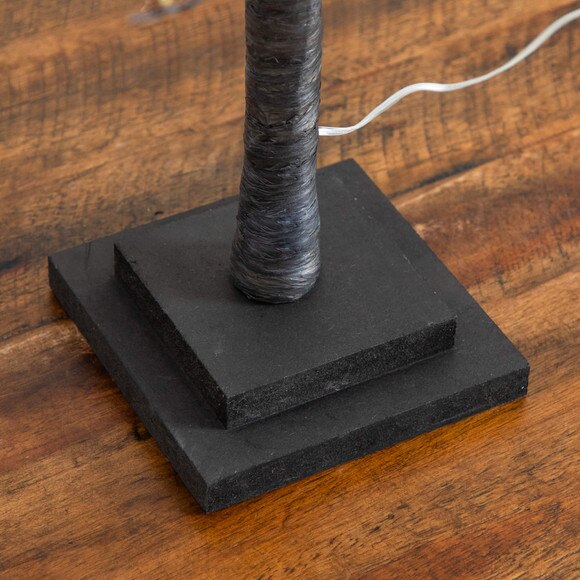 2-ft Pre-Lit Artifiical Halloween Black Twig Tree with 210 Warm White Fairy Copper Wire LED Lights - SKU #T5203 - 4