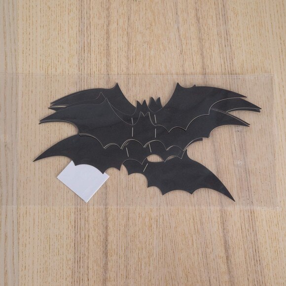 4-ft Pre-Lit Artificial Halloween Black Twig Tree with Bats and 50 Orange LED Lights - SKU #T5204 - 7