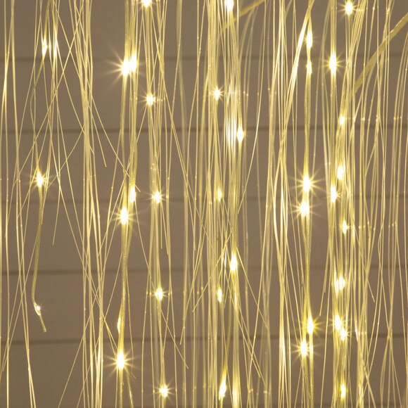 7-ft Pre-Lit Artificial White Willow Christmas Tree with 400 Cool White LED Light - SKU #T5207 - 4