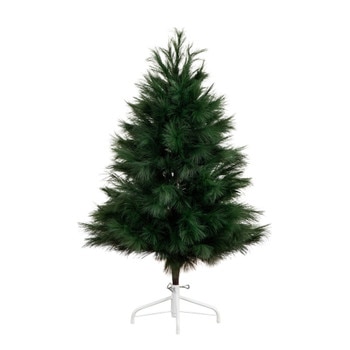 4-ft Artificial Green Pampas Grass Christmas Tree - SKU #T5213