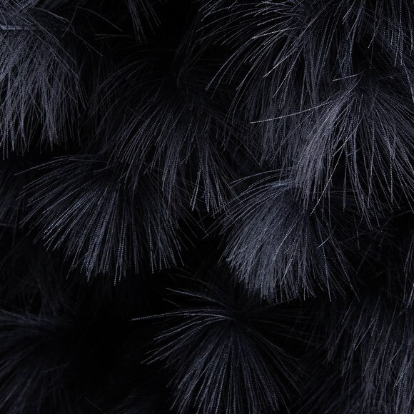 6-ft Artificial Halloween Black Pampas Grass Christmas Tree - SKU #T5216 - 2