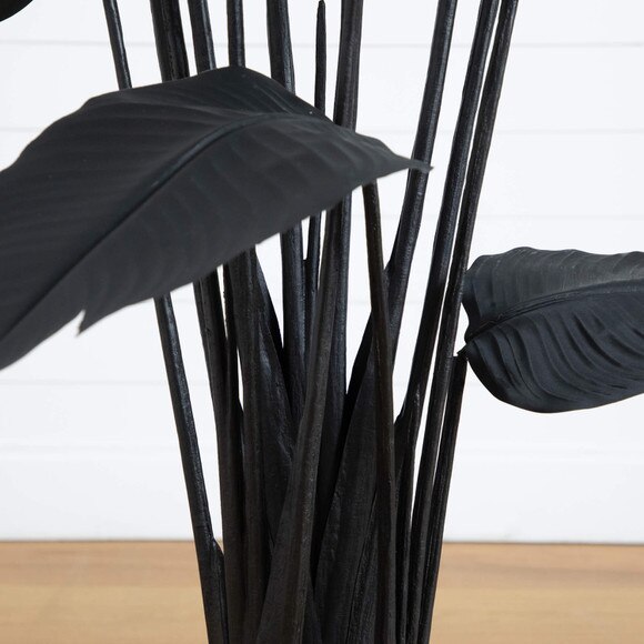 6-ft Artificial Halloween Black Travelers Palm Tree - SKU #T5229 - 3