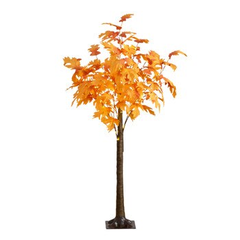 5-ft Pre-Lit Autumn Maple Artificial Fall Tree with 240 Warm White LED Lights - SKU #T5292