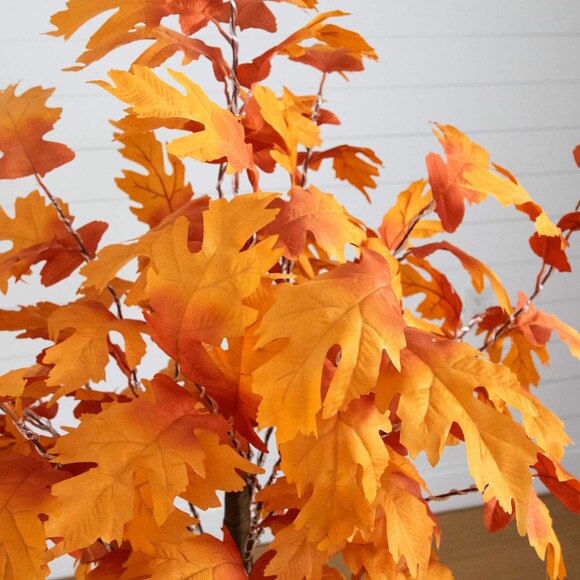 5-ft Pre-Lit Autumn Maple Artificial Fall Tree with 240 Warm White LED Lights - SKU #T5292 - 2