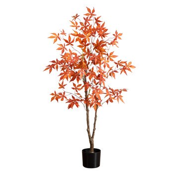 4-ft Autumn Japanese Maple Artificial Fall Tree - SKU #T5302