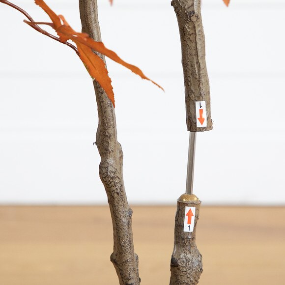 4-ft Autumn Japanese Maple Artificial Fall Tree - SKU #T5302 - 3