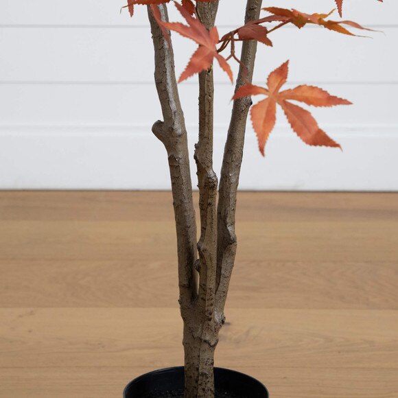 5-ft Autumn Japanese Maple Artificial Fall Tree - SKU #T5303 - 4